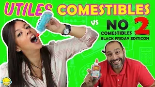 Utiles escolares comestibles vs utiles escolares!! Blackfriday edition challenge