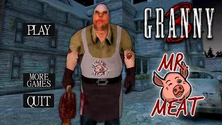 Mr Meat Atmosphere in Granny 3 | Bridge Escape Full Gameplay | Granny Grandpa are Mr Meat