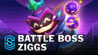 Battle Boss Ziggs Wild Rift Skin Spotlight