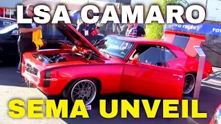 Supercharged LSA powered Pro-Touring 1969 Camaro "Lou's Change" SEMA Show Unveiling Video V8TV