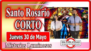 Santo Rosario de hoy EN VIVO jueves 30 de mayo MISTERIOS LUMINOSOS. Rosario a la Virgen SIN ANUNCIOS