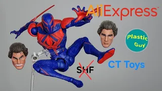 CT Toys SPIDER-MAN 2099 S.H Figuarts Knock Off Action Figure Review 2024 AliExpress Bootleg