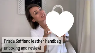 Prada Saffiano Leather Handbag Unboxing And Honest Review!
