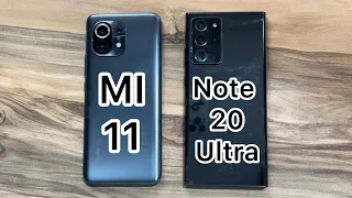 Samsung Galaxy Note 20 Ultra vs Xiaomi MI 11