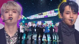 "POWERFUL" SEVENTEEN (Seventeen) - CLAP (Applause) @ Popular song Inkigayo 20171126