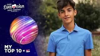 Junior Eurovision 2020 - Top 10 (So far) (NEW: 🇷🇸)