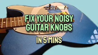 Fix Your Noisy Guitar Knobs in 5 Minutes (Guitar Maintenance)