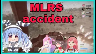 Miko Lost All Her Passenger Mid Flight During Pekora MLRS Attack | Rust  [Hololive/Eng Sub]