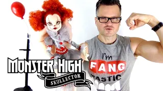 MONSTER HIGH SKULLECTOR IT PENNYWISE COLLECTOR DOLL UNBOXING REVIEW