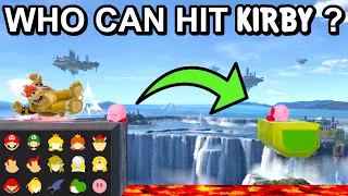 Who Can Hit Kirby Onto The Platform With One Move ? - Super Smash Bros. Ultimate