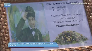 Comoção no enterro do jovem Luan - BALANÇO GERAL SERGIPE