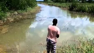 Fishing with Dinesh in Suriname