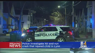 Police Investigate Hit & Run That Injured Child In Lynn
