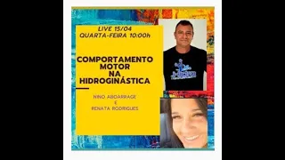 Live de hidroginástica na quarentena com Renata Rodrigues e Nino Aborrage