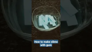 how to make slime with gum