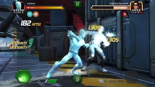 Witness the damage of a 5star Rank 4 iceman With synergies