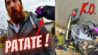 😡UNE MOTARDE SE FAIT AGRESSER PAR UN MEC ET LUI METS UNE DROITE !🥊 - BEST OF 2023