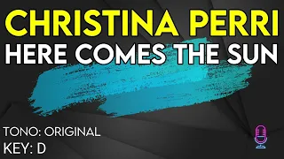 Christina Perri - Here Comes The Sun - Karaoke Instrumental