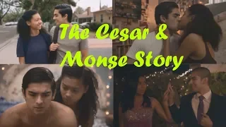 The Cesar and Monse story from On my Block (Seasons 1 and 2)