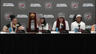 WBB Postgame: (Iowa) South Carolina Press Conference 04/07/24