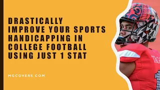 Drastically improve your sports handicapping in college football using just 1 stat #sportsbetting