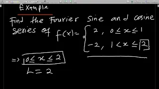 Half Range Fourier sine series and cosine series