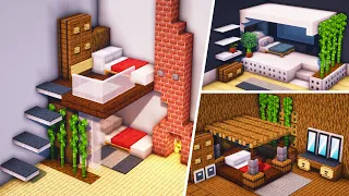 Minecraft - 4 Unique Design Small Bedroom !