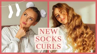 НОВЫЕ кудри БЕЗ ПЛОЙКИ на НОСКИ | NEW SOCKS HEATLESSCURLS