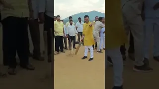 MP #rammohnannaidu  cricket in Pathapatnam constituency