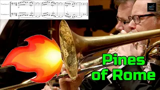 Trombone Excerpt: Pines of Rome - Sheet Music