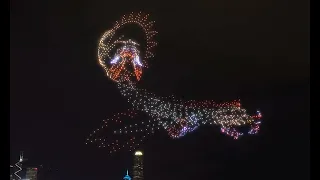 1500 Pieces of Drones Support Sun Life Financial (Hong Kong)