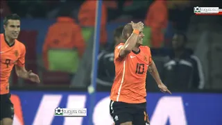 من الذاكرة : هولندا 2-1 البرازيل /الدور ربع النهائى / كأس العالم 2010/جودة عالية جدا / عصام الشوالى