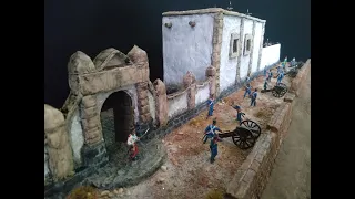 DIY - How to do a Mexican building - diorama 1/72 scale .