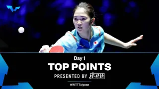 Top Points of Day 1 presented by Shuijingfang | #WTTTaiyuan 2024