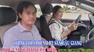 Full MẸO 11 BÀY THI SA HÌNH B2 SÂN HẬU GIANG.HỌC LÁI XE ÔTÔ TP HỒNG NGỰ  0902 532 565- 0907 982 168.