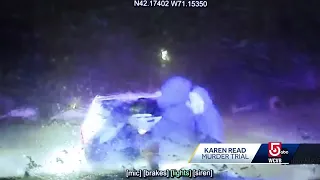 Dash cam video shows first responding officer in Karen Read case