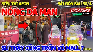 Sài gòn NÓNG DÃ MAN - HÀNG NGÀN NGƯỜI TRỐN VÀO SIÊU THỊ AEON HƯỞNG MÁY LẠNH - NGÀY CUỐI CHƠI LỄ 30/4