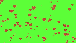 Flying Hearts Green Screen Effects