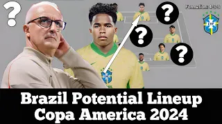 Brazil Potential Lineup ► Copa America 2024 ● HD