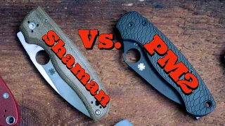 Only One Can Stay... | Spyderco Shaman Vs. PM2