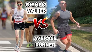 Just how fast are RACE WALKERS walking?