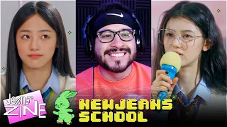 Reaction to [Jeans' ZINE] NewJeans School EP.1 & EP.2