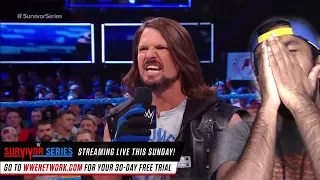 AJ Styles & Daniel Bryan warn Brock Lesnar about what awaits him: SmackDown LIVE, Nov. 14, 2017(REAC