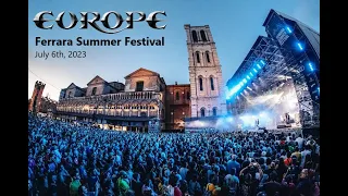 Europe @ Ferrara Summer Festival | July 6th, 2023 | Carrie, Final Countdown + other bits and bites