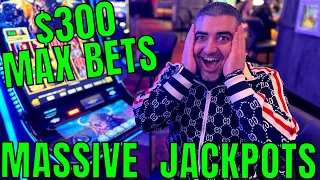 $300 Max Bets & MASSIVE JACKPOTS On High Limit Slots In Las Vegas Casino
