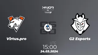 CS:2, Major Copenhagen 2024. Virtus.pro vs G2. Highlights