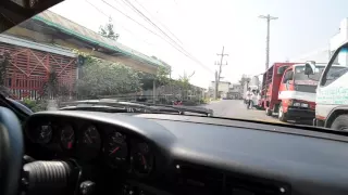 Onboard video from RWB Porsche Victoria through the streets of Manila