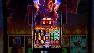 Buying a $200 Instant Feature on the NEW Buffalo Power Pays! @slots #lasvegas #casino