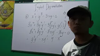 Differential Calculus - Implicit Differentiation