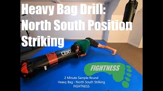 North South Striking - Heavy Bag Drill - Fightness Home MMA